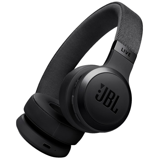 JBL Live 670NC trådløse on-ear høretelefoner (sort)