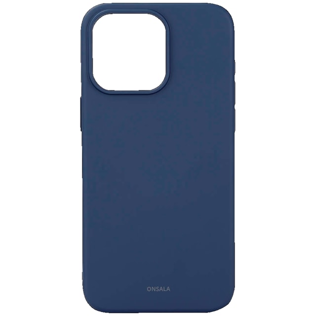 Onsala iPhone 15 Pro Max silikoneetui (blå)