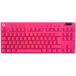 Logitech G PRO TKL Tactile trådløst gamingtastatur (pink)