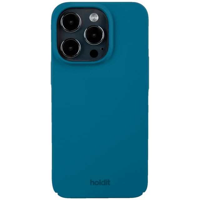 Holdit Slim Case iPhone 14 Pro etui (blå)