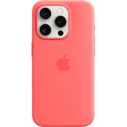 iPhone 15 Pro silikone etui med MagSafe (guava)
