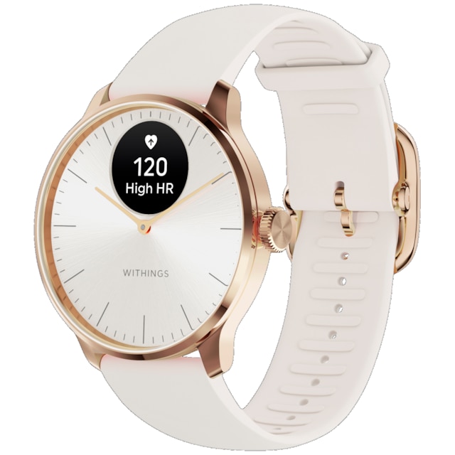 Withings ScanWatch Light hybrid-smartwatch 37mm (rosaguld)