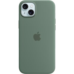 iPhone 15 Plus Silikoneetui med MagSafe (cypres)