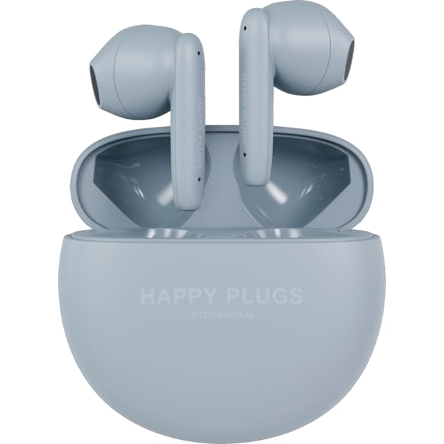 Happy Plugs Joy Lite helt trådløse in-ear høretelefoner (blå)