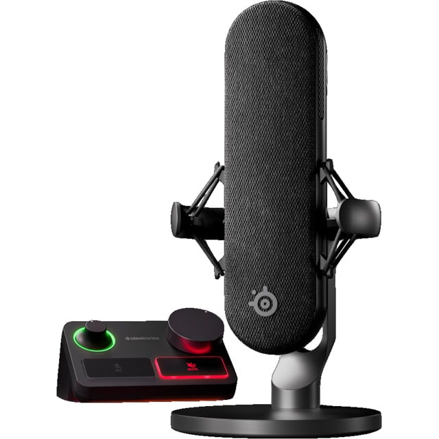 SteelSeries Alias mikrofon med XLR-stream mixer