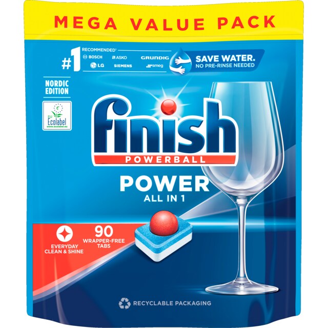 Finish All-in-1 Max opvaskemiddel 3265812