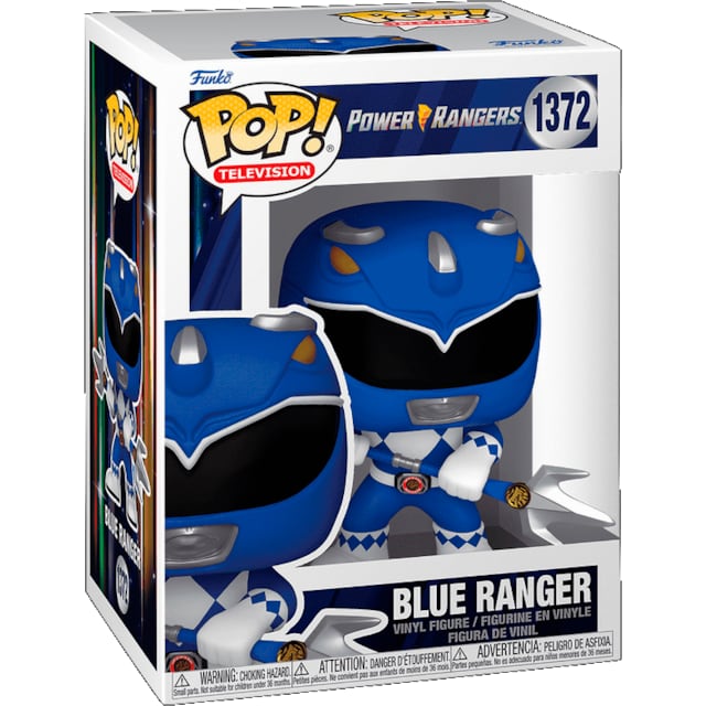 Funko Pop! Vinyl MMPR 30-års jubliæum Blue Ranger-figur