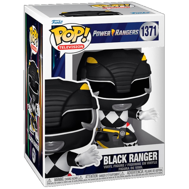 Funko Pop! Vinyl MMPR 30-års jubliæum Black Ranger-figur