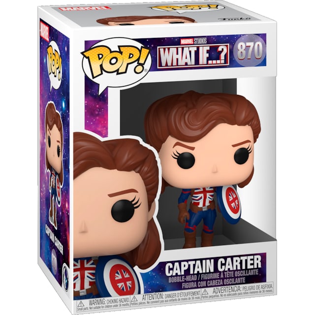 Funko Pop! Vinyl Marvel What If...? Captain Carter figur