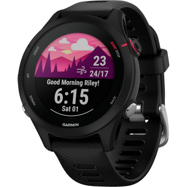 Garmin Forerunner 255S Music sportsur (sort)