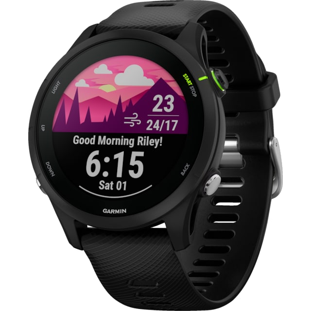 Garmin Forerunner 255 Music sportsur (sort)