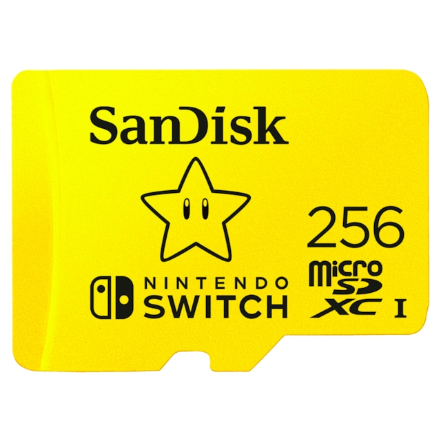 SanDisk MicroSDXC kort til Nintendo Switch 256 GB