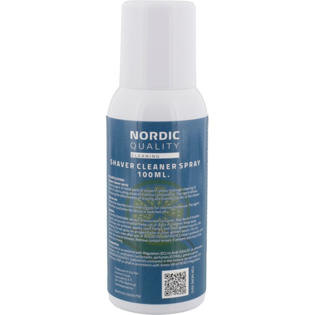 Nordic Quality rengøringsspray til barbermaskine NQ352799