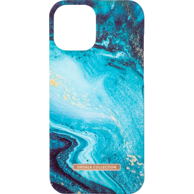 Gear Onsala cover til iPhone 12/12 Pro (blue sea marble)