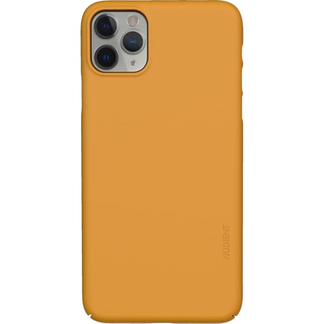 Nudient v3 iPhone 11 Pro Max cover (saffron yellow)