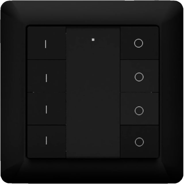 HeatIt Z-Push 8-knap switch (sort)