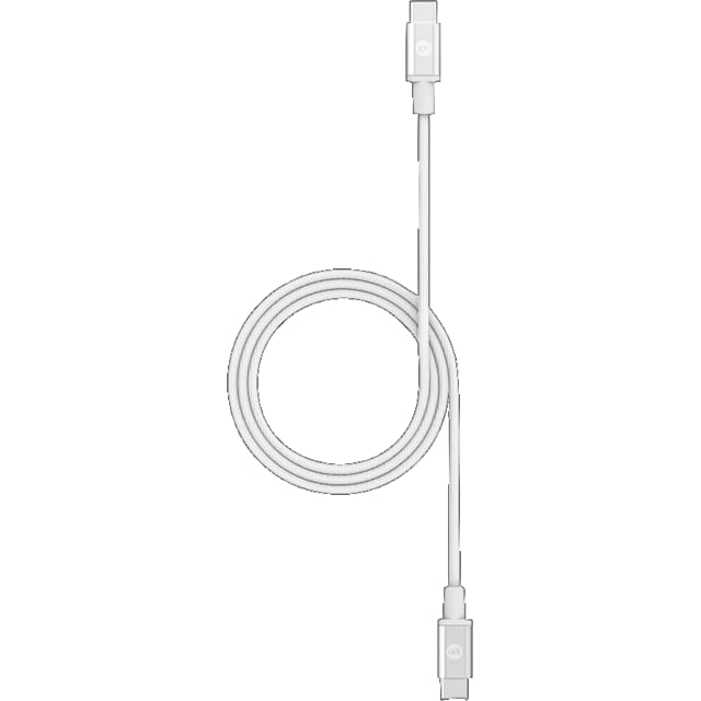 Mophie USB-C til USB-C opladerkabel 1,5 m (hvid)
