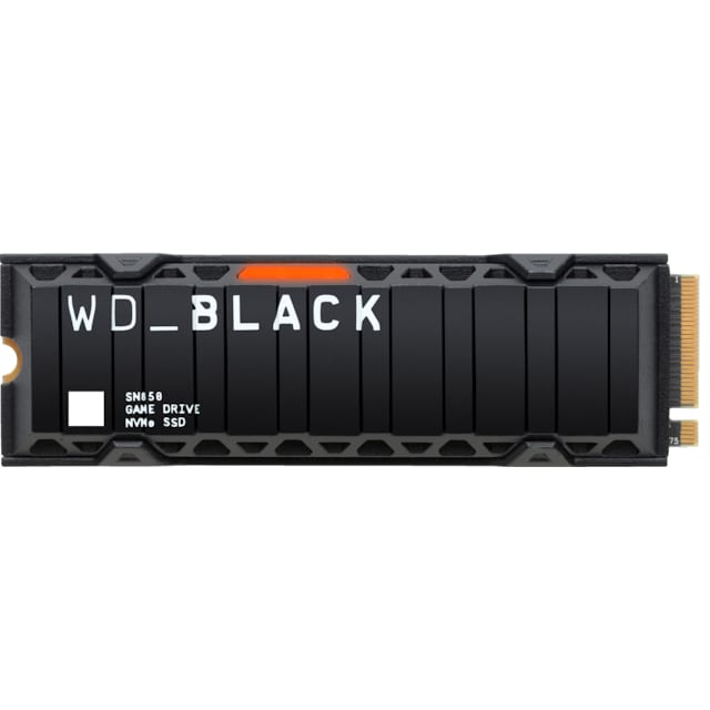 WD Black SN850 internt NVMe SSD (500 GB)