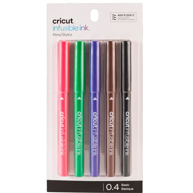 Cricut Basic overførende blækpenne med tynde spidser 0,4 (5-pak)