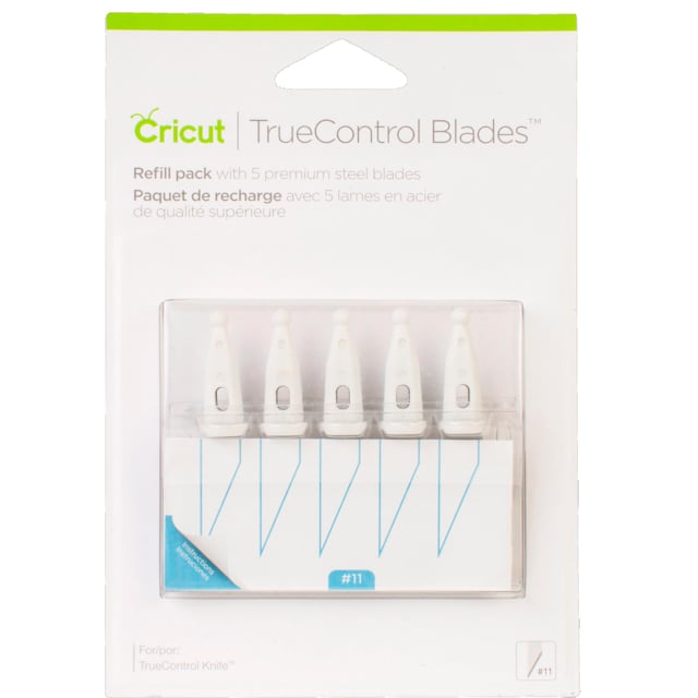 Cricut TrueControl udskiftningsknivblade (x5)