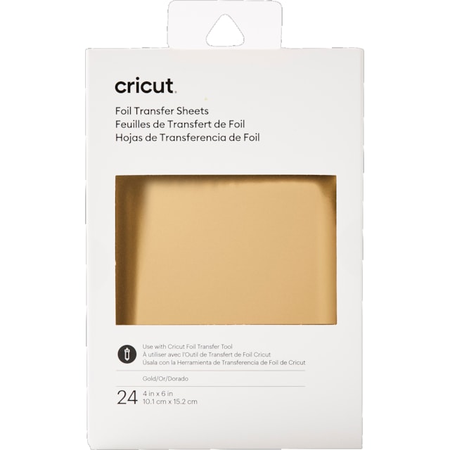 Cricut Transfer Foil Sheets 10x15 cm (gold)