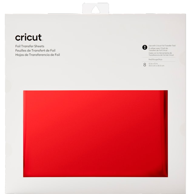 Cricut Transfer Foil Sheets 30x30 cm (red)