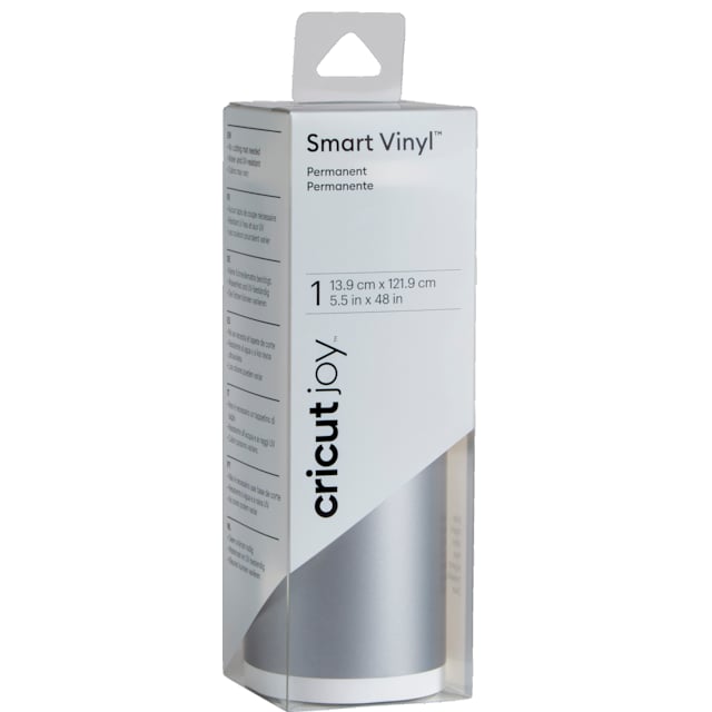 Cricut Joy Smart Vinyl arkrulle 14x122 cm (sølv)