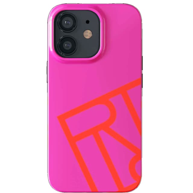 R&F mobilcover til iPhone 12/12 Pro (fuchsia)