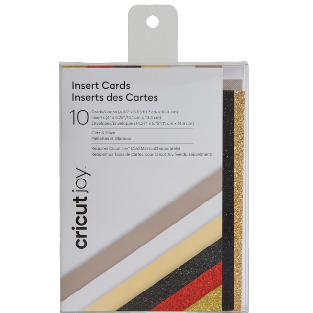 Cricut Joy A2 indlægskort 10-pak (Glitz & Glam)