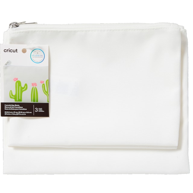 Cricut Linen Cosmetic Bags 3-pak (Infusible Ink Blanks)