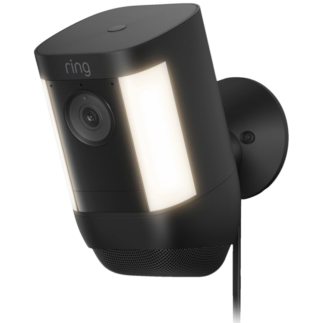 Ring Spotlight Cam Pro sikkerhedskamera (sort/plug-in)