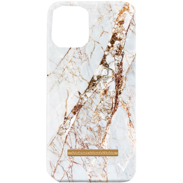 Onsala Fashion iPhone 13 mini cover (white marble)