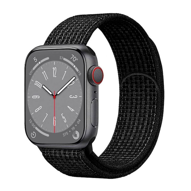 Nyon Armbånd Apple Watch 8 (45mm) - Black/white