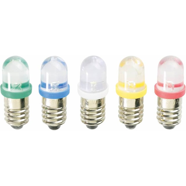 Barthelme LED-signallampe E10 Blå 230 V/DC, 230 V/AC