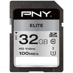 PNY Elite SDHC hukommelseskort 32 GB
