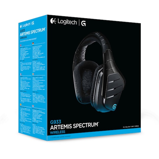 Logitech G933 Artemis Spectrum trådløst gaming headset | Elgiganten