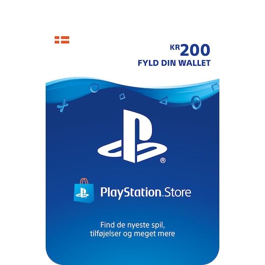 Playstation Live Network Card (PSN) - PS4, PS3, PSP, PS Vita - 200 DKK |  Elgiganten