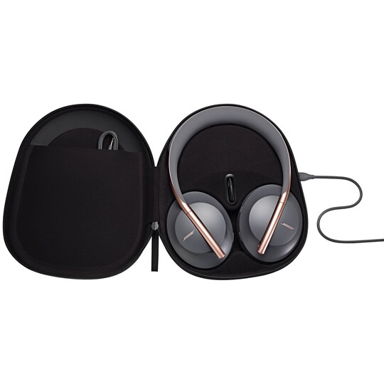 Bose Noise Cancelling Headphones 700 + opladeretui (grå/rosa guld) |  Elgiganten