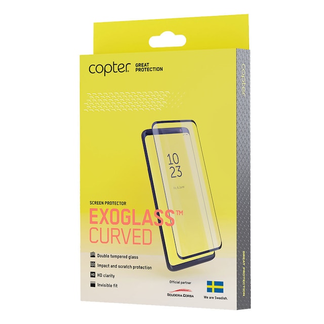 Copter Exoglass Buet Ramme iPhone 11 Pro/X/XS - Sort