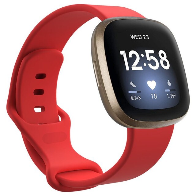 Sport Armbånd til Fitbit Versa 3 - Rød