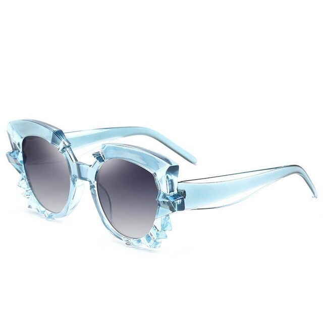 INF Solbriller kvinder UV400 med krystalindretning Blå