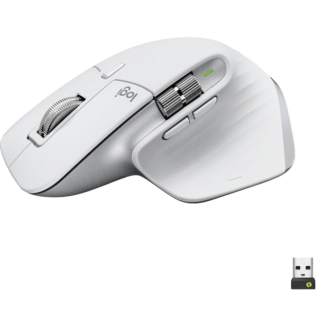 Logitech MX Master 3S trådløs mus (pale grey)