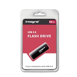 Integral Hi speed 64GB USB 3.0 Black.