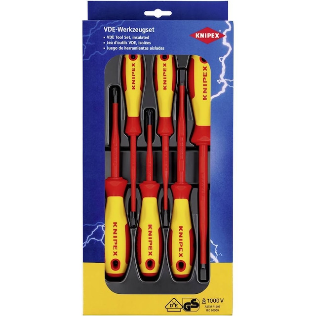 Knipex 00 20 12 V02 Skruetrækker-sæt 1 stk