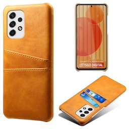 SKALO Samsung A53 5G PU-læder Kortholder Cover - Lys brun