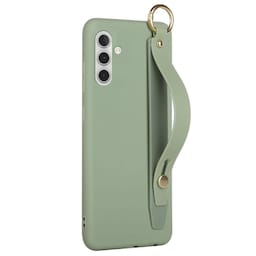 SKALO Samsung A04s 4G Håndrem TPU-cover - Grøn