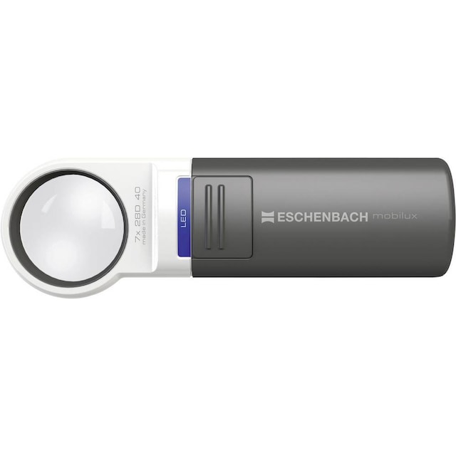 Eschenbach 15112 Håndlup med LED-belysning Forstørrelsesfaktor: 3 x Linsestørrelse: (Ø) 60 mm