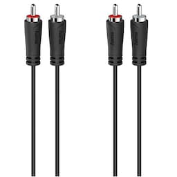 Hama 2x RCA til 2x RCA lydkabel (5 m)