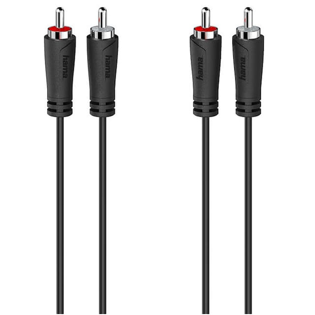 Hama 2x RCA til 2x RCA lydkabel (1,5 m)