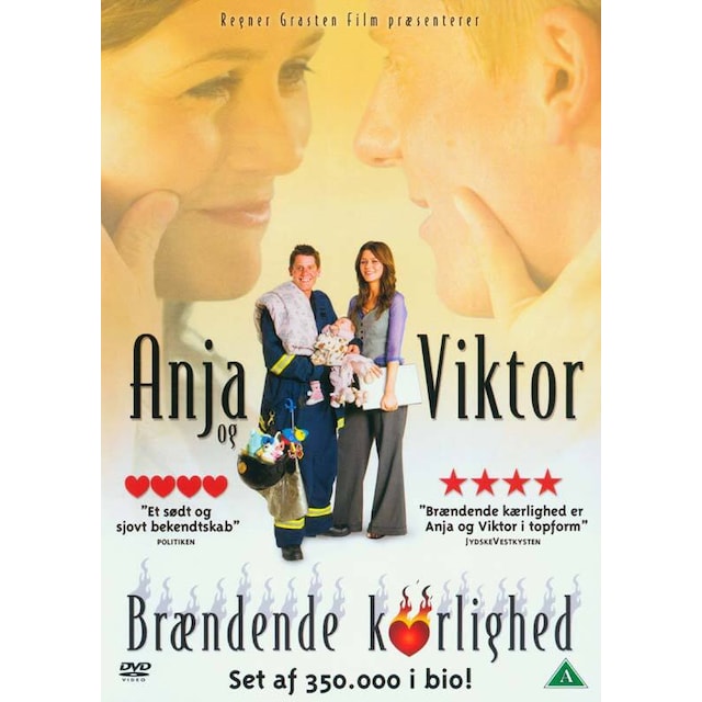 ANJA OG VIKTOR - BRÆNDENDE KÆRLIGHED (DVD)